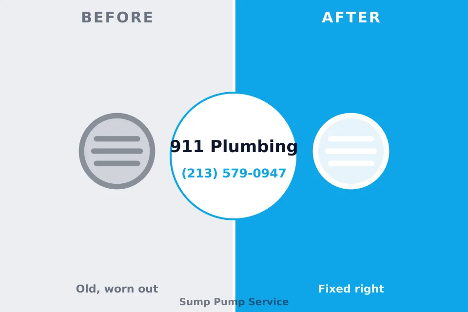 Before and after: plumbing repair Milan, IN
